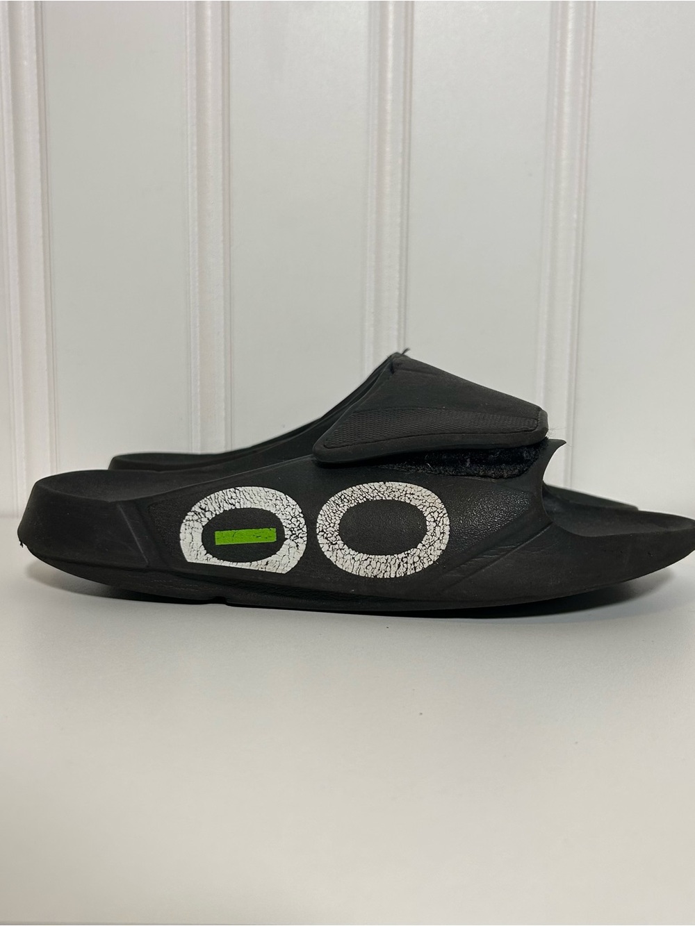 OOFOS ooahh sport flex Men's Black Slide Sandals